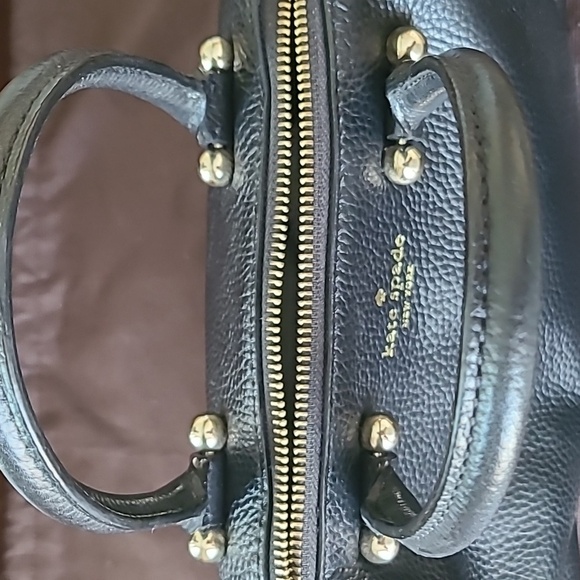 Kate Spade Black Pebbled Leather Satchel - Picture 9 of 11